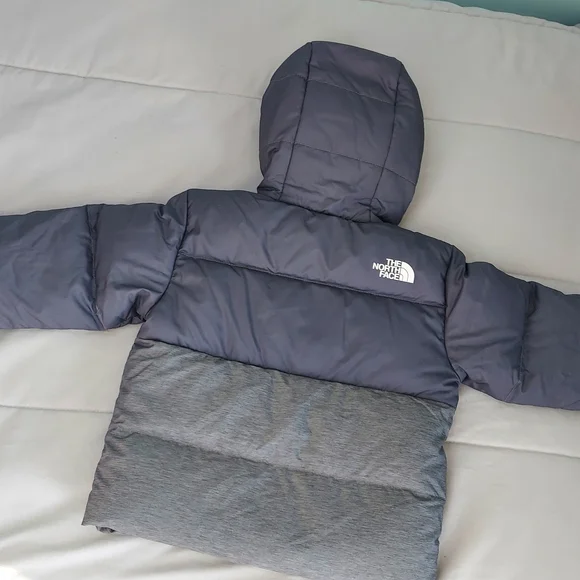 The North Face Baby Down Insulated HDY Gray Puffer Jacket Size 12-18months - Picture 13 of 16